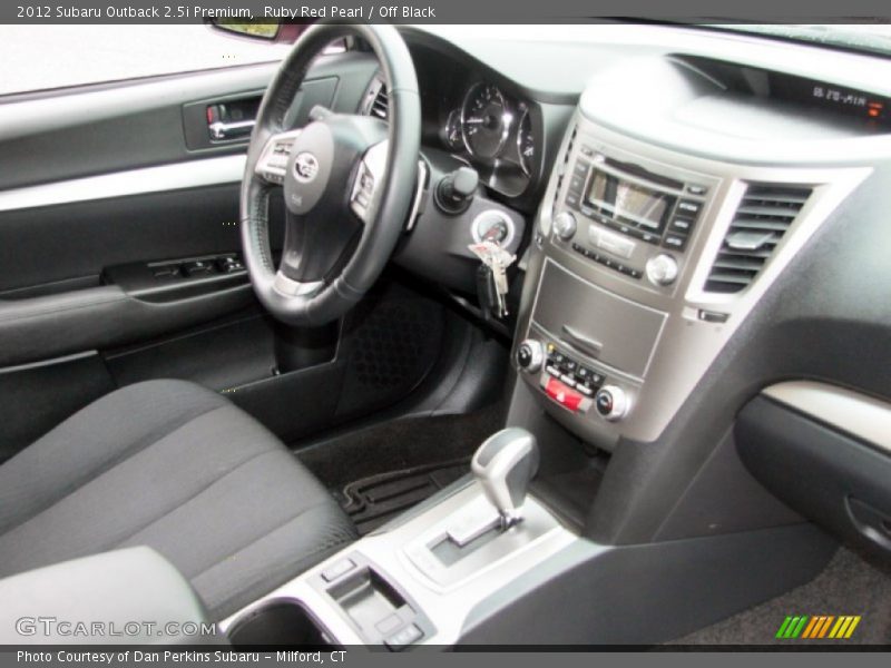 Ruby Red Pearl / Off Black 2012 Subaru Outback 2.5i Premium