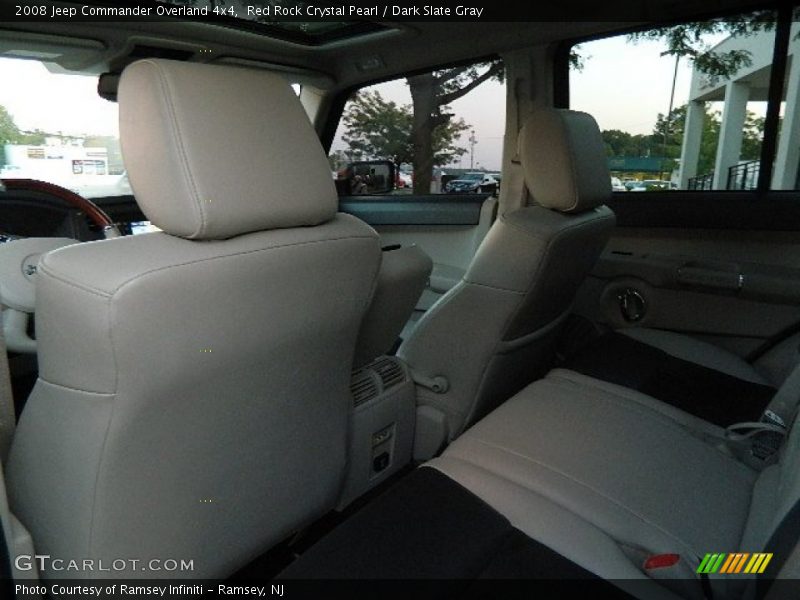 Red Rock Crystal Pearl / Dark Slate Gray 2008 Jeep Commander Overland 4x4