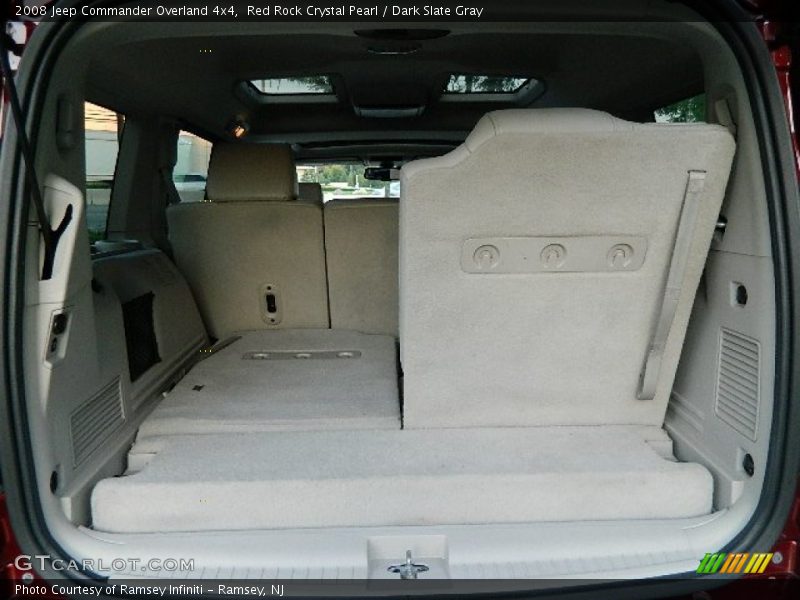Red Rock Crystal Pearl / Dark Slate Gray 2008 Jeep Commander Overland 4x4
