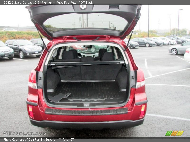 Ruby Red Pearl / Off Black 2012 Subaru Outback 2.5i Premium
