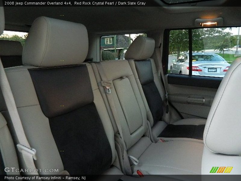 Red Rock Crystal Pearl / Dark Slate Gray 2008 Jeep Commander Overland 4x4