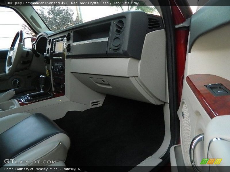 Red Rock Crystal Pearl / Dark Slate Gray 2008 Jeep Commander Overland 4x4