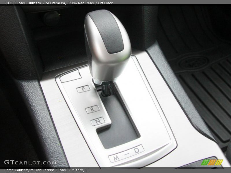 Ruby Red Pearl / Off Black 2012 Subaru Outback 2.5i Premium