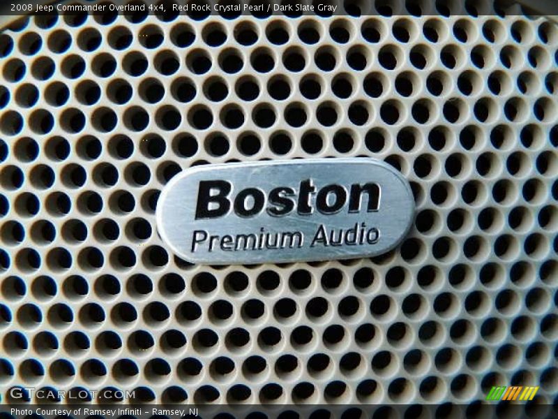 Red Rock Crystal Pearl / Dark Slate Gray 2008 Jeep Commander Overland 4x4