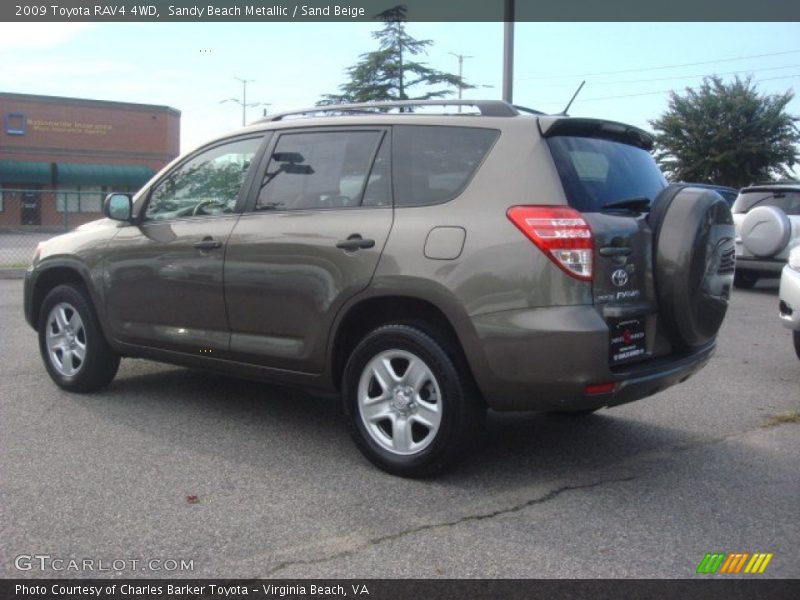 Sandy Beach Metallic / Sand Beige 2009 Toyota RAV4 4WD