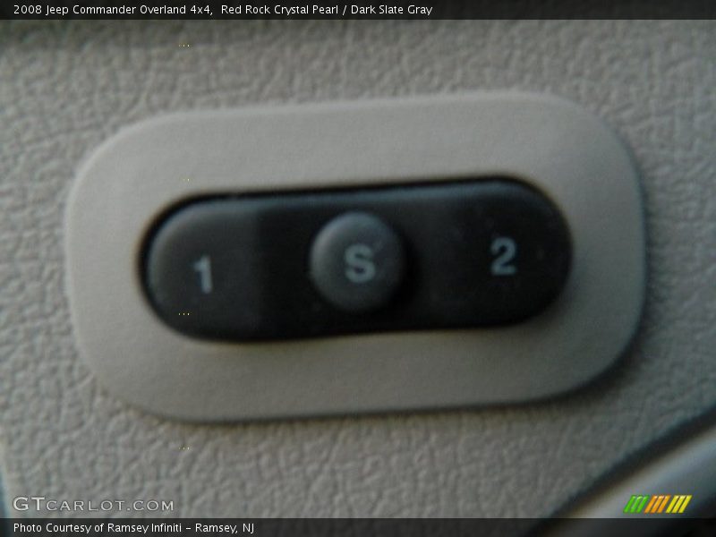 Red Rock Crystal Pearl / Dark Slate Gray 2008 Jeep Commander Overland 4x4