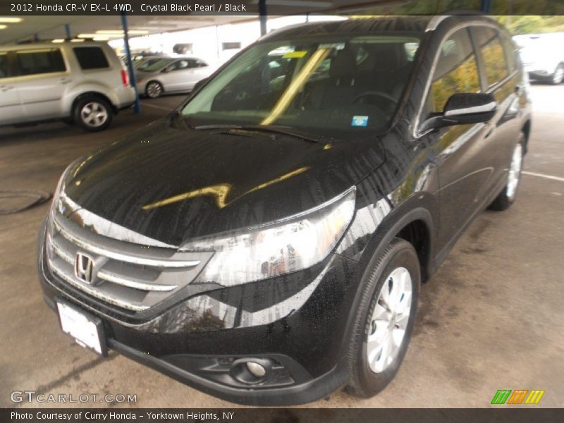 Crystal Black Pearl / Black 2012 Honda CR-V EX-L 4WD