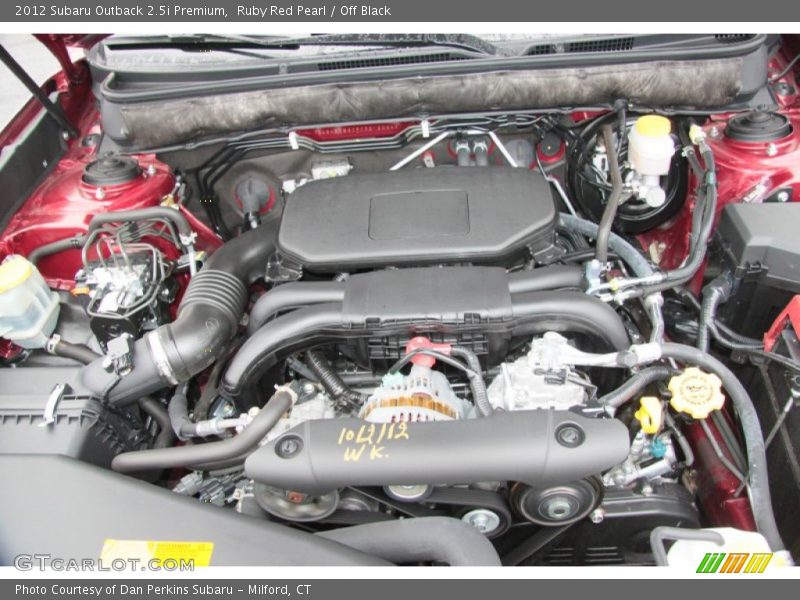 Ruby Red Pearl / Off Black 2012 Subaru Outback 2.5i Premium