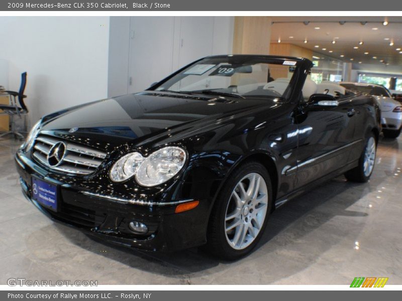 Black / Stone 2009 Mercedes-Benz CLK 350 Cabriolet