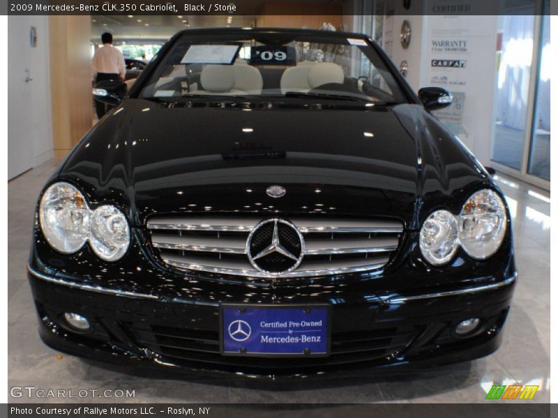 Black / Stone 2009 Mercedes-Benz CLK 350 Cabriolet