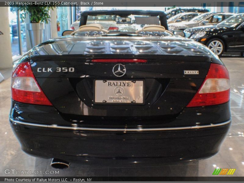 Black / Stone 2009 Mercedes-Benz CLK 350 Cabriolet