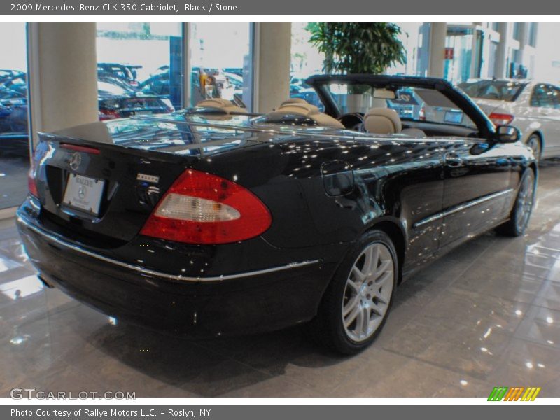 Black / Stone 2009 Mercedes-Benz CLK 350 Cabriolet