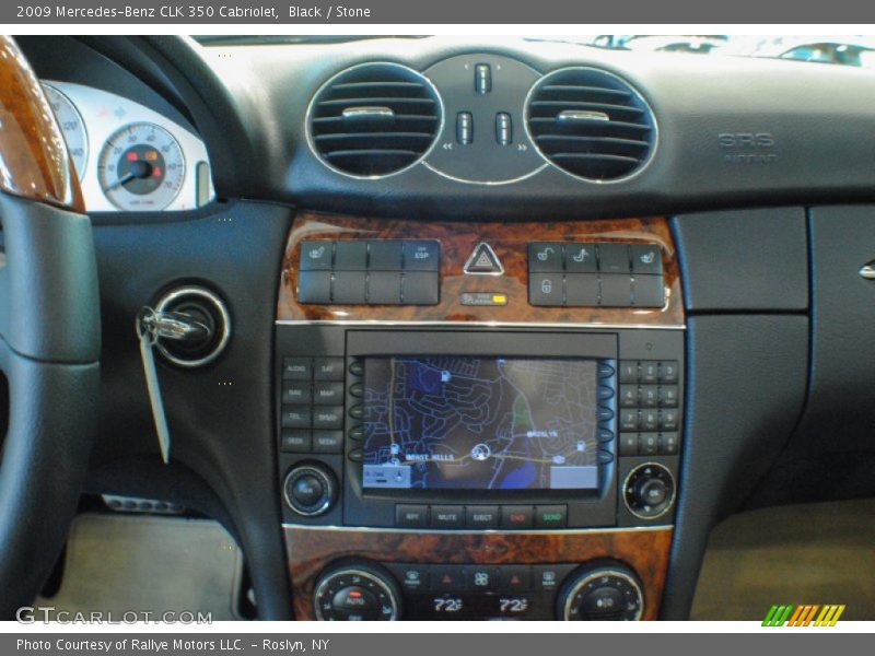 Black / Stone 2009 Mercedes-Benz CLK 350 Cabriolet