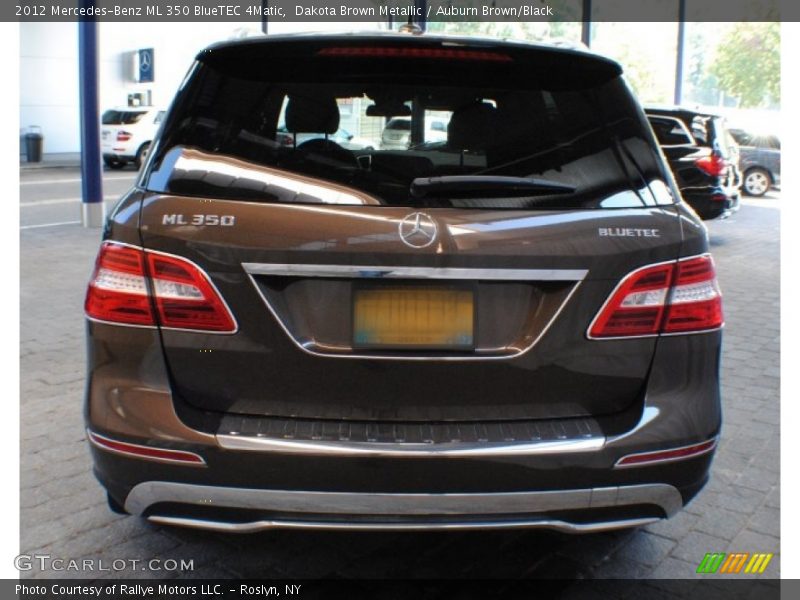 Dakota Brown Metallic / Auburn Brown/Black 2012 Mercedes-Benz ML 350 BlueTEC 4Matic