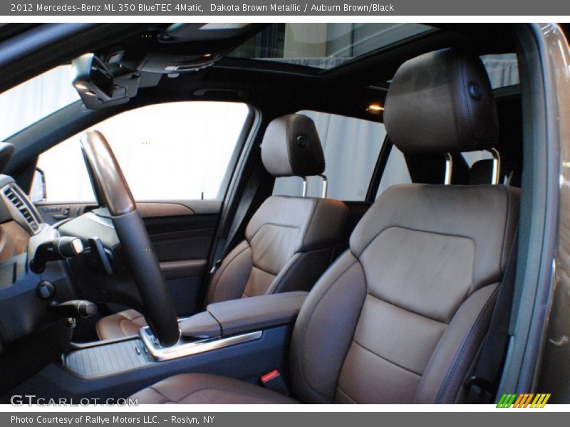 Dakota Brown Metallic / Auburn Brown/Black 2012 Mercedes-Benz ML 350 BlueTEC 4Matic