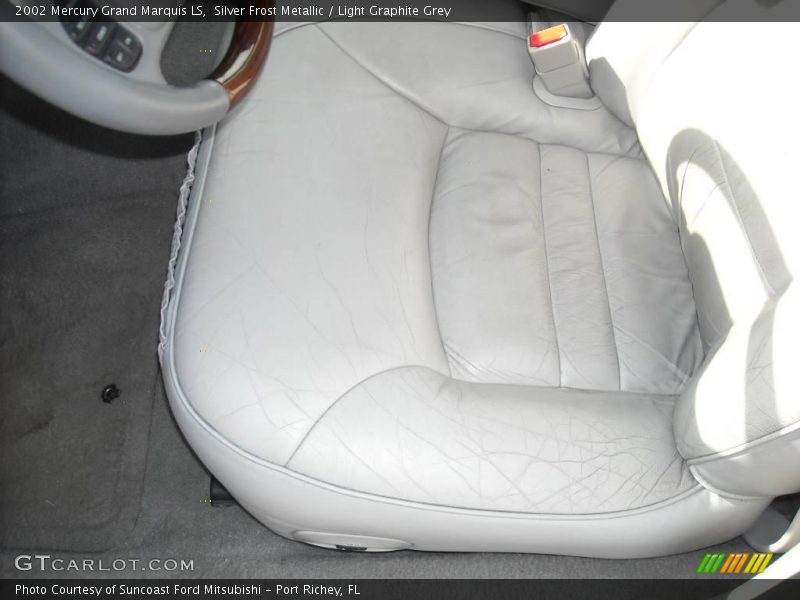 Silver Frost Metallic / Light Graphite Grey 2002 Mercury Grand Marquis LS