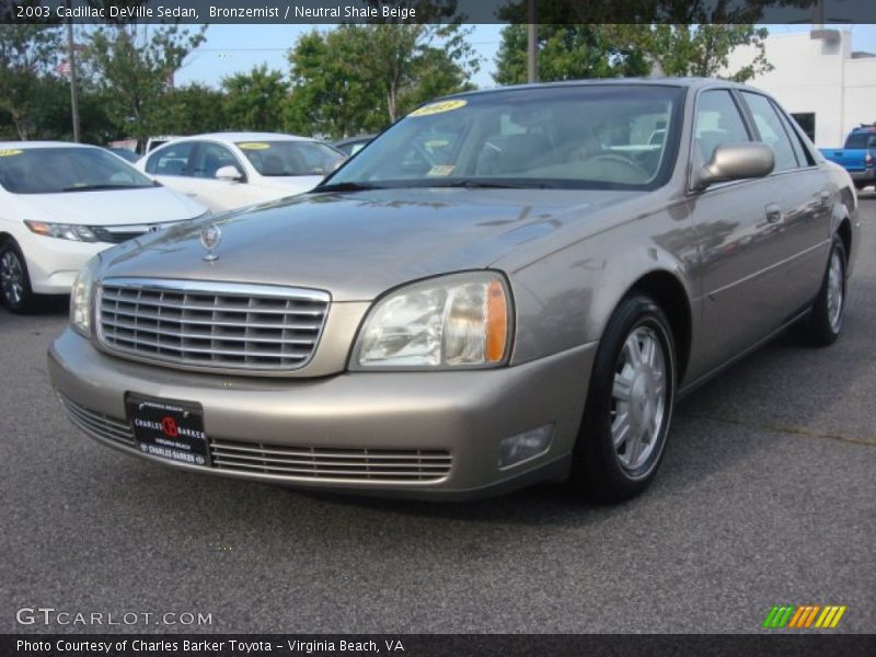 Bronzemist / Neutral Shale Beige 2003 Cadillac DeVille Sedan