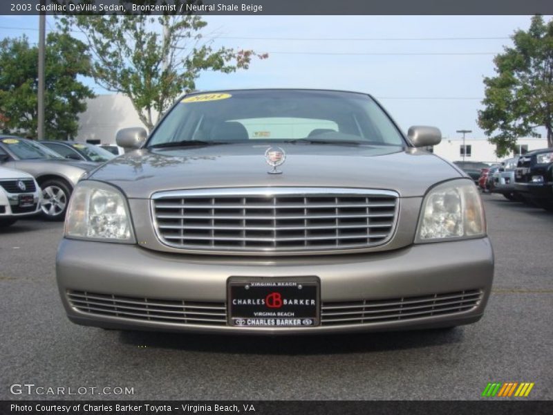 Bronzemist / Neutral Shale Beige 2003 Cadillac DeVille Sedan