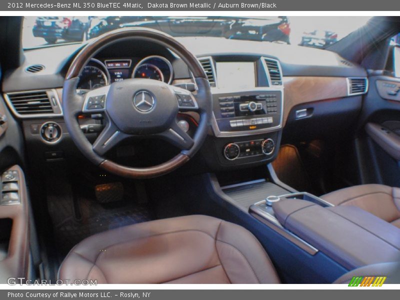 Dakota Brown Metallic / Auburn Brown/Black 2012 Mercedes-Benz ML 350 BlueTEC 4Matic