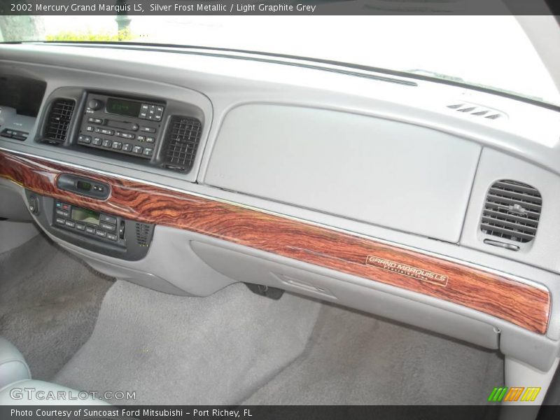 Silver Frost Metallic / Light Graphite Grey 2002 Mercury Grand Marquis LS