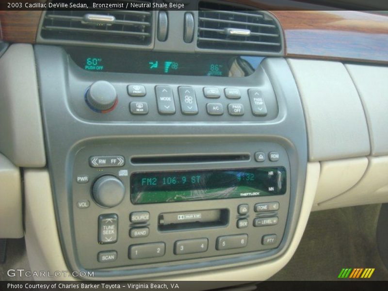 Bronzemist / Neutral Shale Beige 2003 Cadillac DeVille Sedan