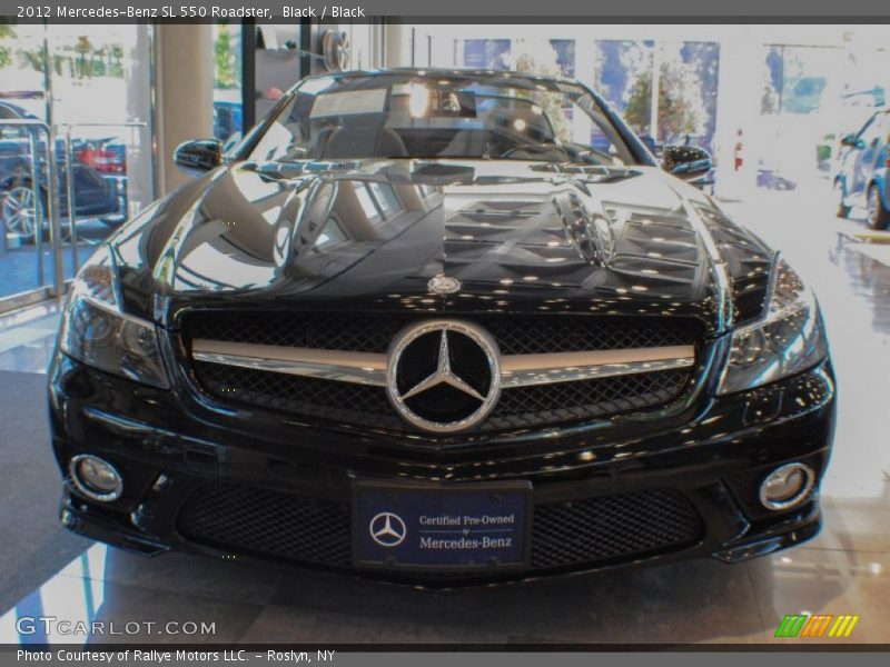 Black / Black 2012 Mercedes-Benz SL 550 Roadster