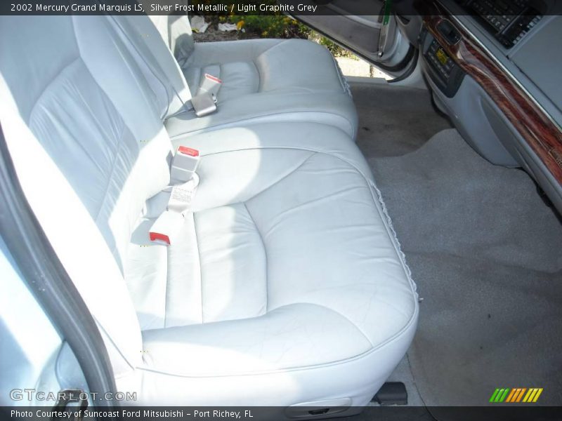 Silver Frost Metallic / Light Graphite Grey 2002 Mercury Grand Marquis LS