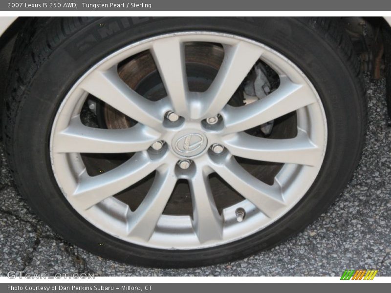 Tungsten Pearl / Sterling 2007 Lexus IS 250 AWD