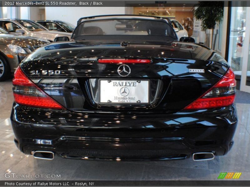 Black / Black 2012 Mercedes-Benz SL 550 Roadster