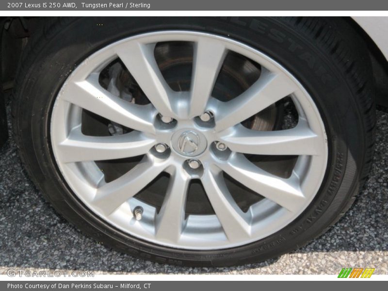 Tungsten Pearl / Sterling 2007 Lexus IS 250 AWD