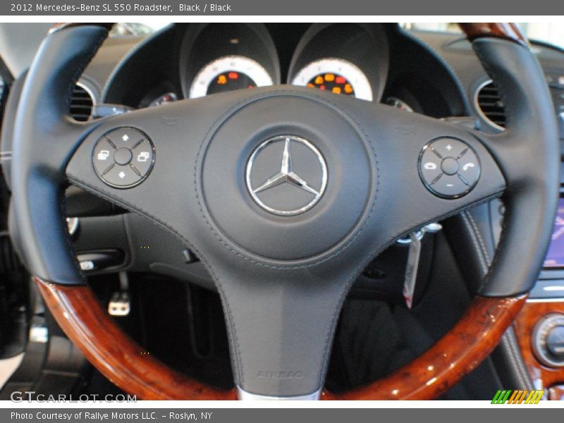 Black / Black 2012 Mercedes-Benz SL 550 Roadster