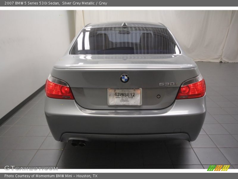 Silver Grey Metallic / Grey 2007 BMW 5 Series 530i Sedan