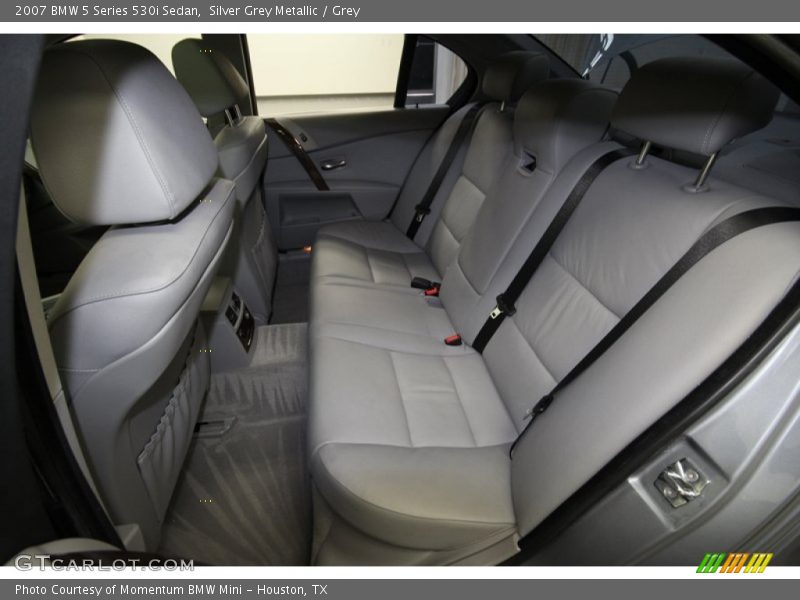 Silver Grey Metallic / Grey 2007 BMW 5 Series 530i Sedan