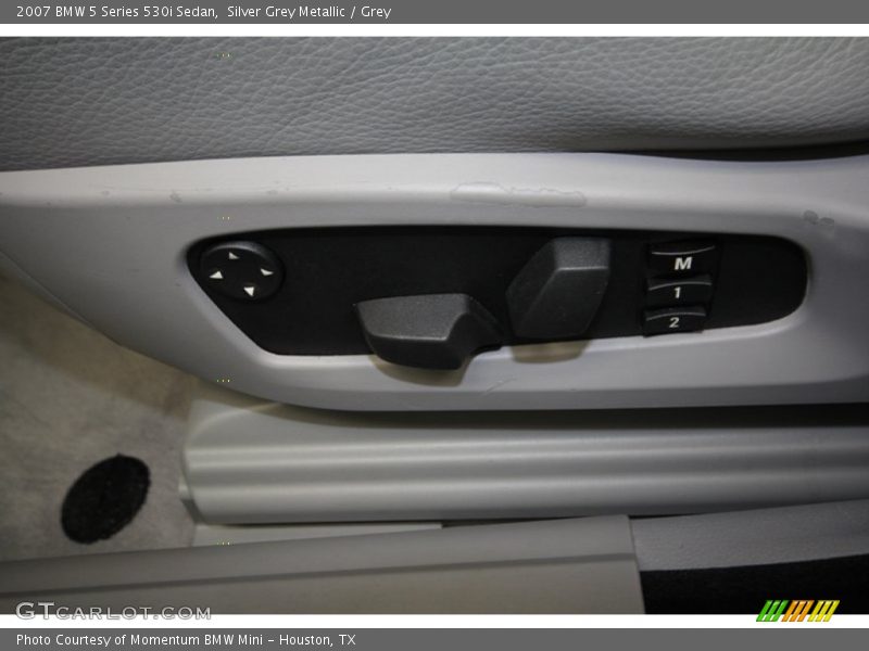 Silver Grey Metallic / Grey 2007 BMW 5 Series 530i Sedan