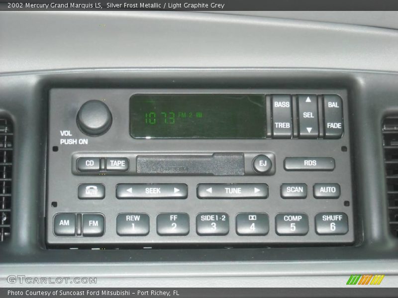 Silver Frost Metallic / Light Graphite Grey 2002 Mercury Grand Marquis LS