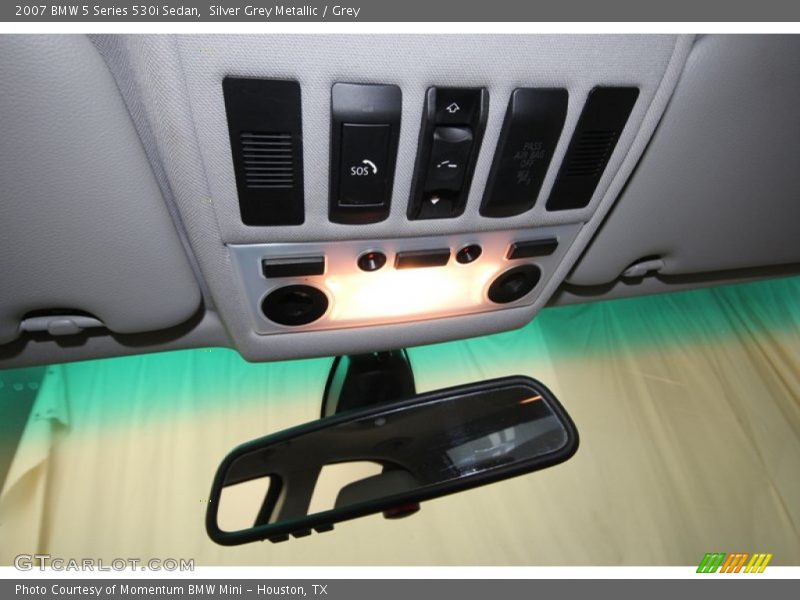 Silver Grey Metallic / Grey 2007 BMW 5 Series 530i Sedan