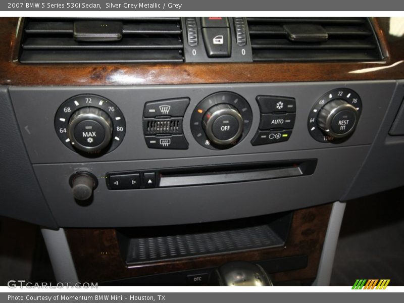 Silver Grey Metallic / Grey 2007 BMW 5 Series 530i Sedan