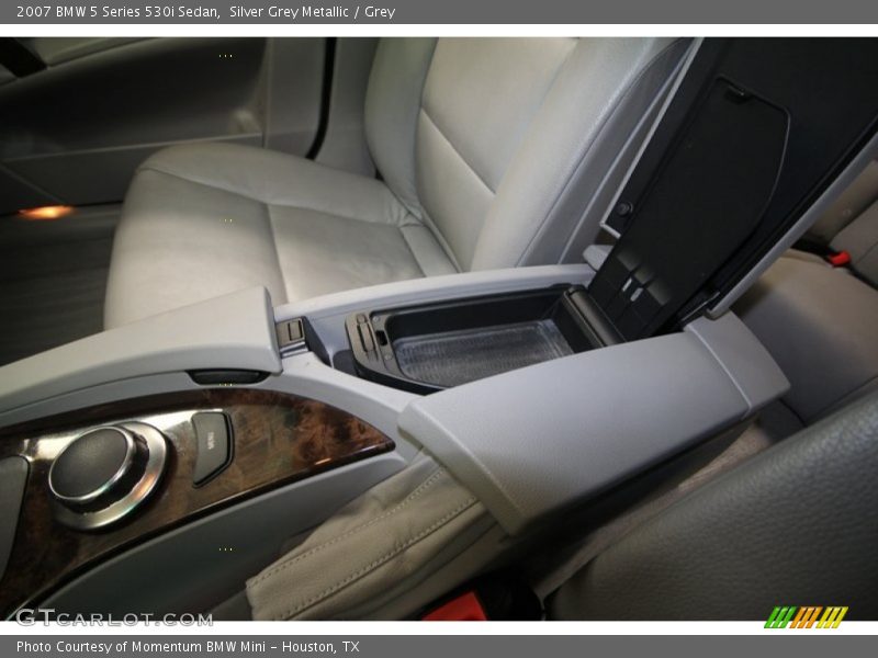 Silver Grey Metallic / Grey 2007 BMW 5 Series 530i Sedan