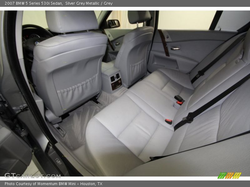 Silver Grey Metallic / Grey 2007 BMW 5 Series 530i Sedan