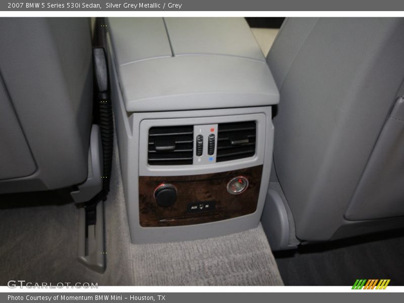 Silver Grey Metallic / Grey 2007 BMW 5 Series 530i Sedan