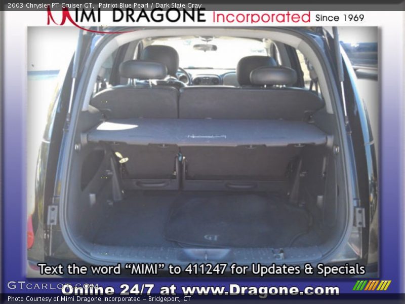 Patriot Blue Pearl / Dark Slate Gray 2003 Chrysler PT Cruiser GT