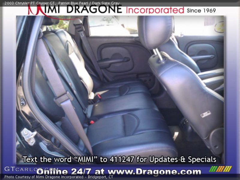 Patriot Blue Pearl / Dark Slate Gray 2003 Chrysler PT Cruiser GT