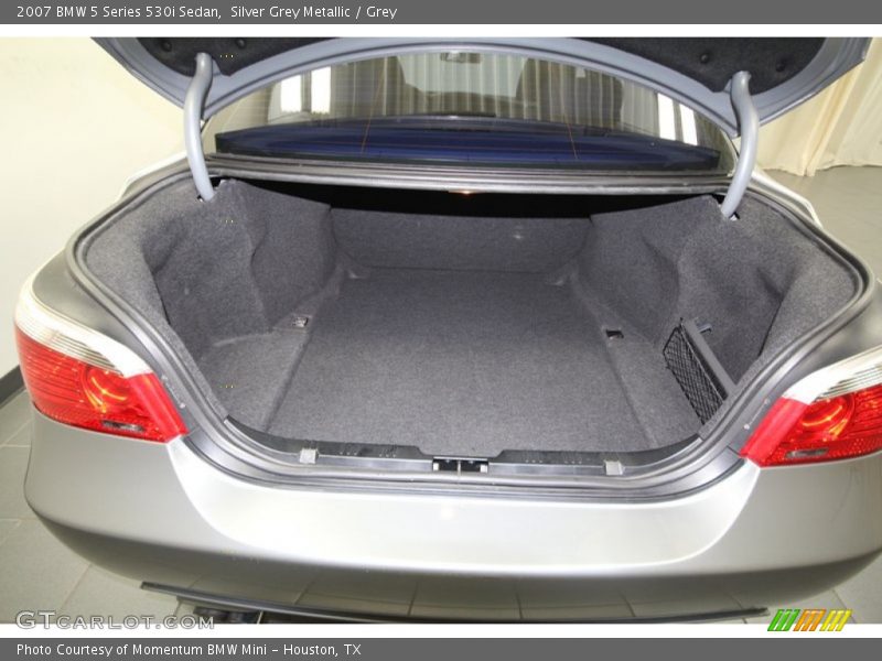 Silver Grey Metallic / Grey 2007 BMW 5 Series 530i Sedan