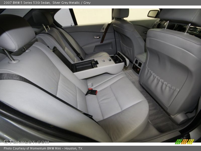 Silver Grey Metallic / Grey 2007 BMW 5 Series 530i Sedan
