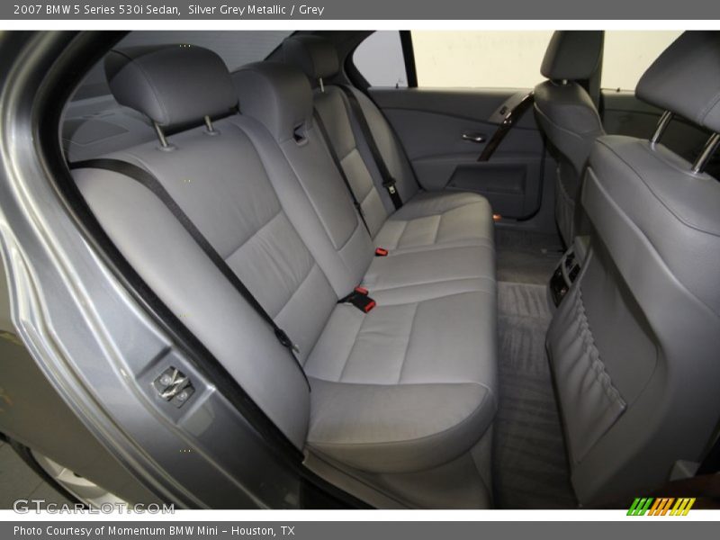 Silver Grey Metallic / Grey 2007 BMW 5 Series 530i Sedan