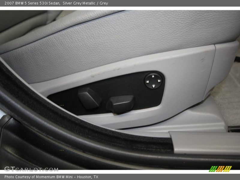 Silver Grey Metallic / Grey 2007 BMW 5 Series 530i Sedan