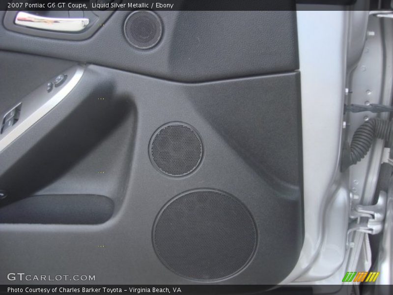 Liquid Silver Metallic / Ebony 2007 Pontiac G6 GT Coupe