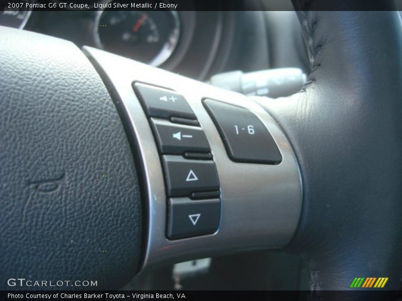 Liquid Silver Metallic / Ebony 2007 Pontiac G6 GT Coupe