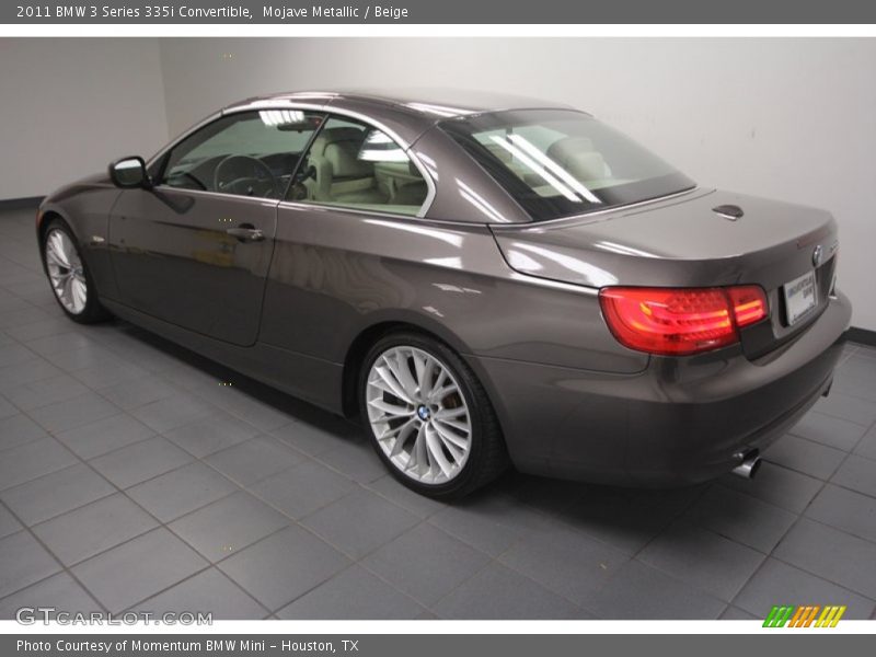 Mojave Metallic / Beige 2011 BMW 3 Series 335i Convertible