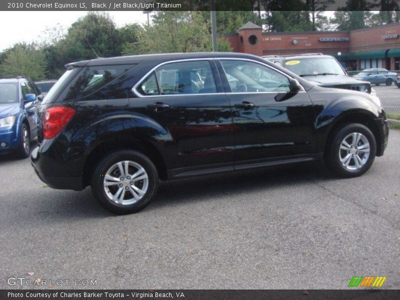 Black / Jet Black/Light Titanium 2010 Chevrolet Equinox LS